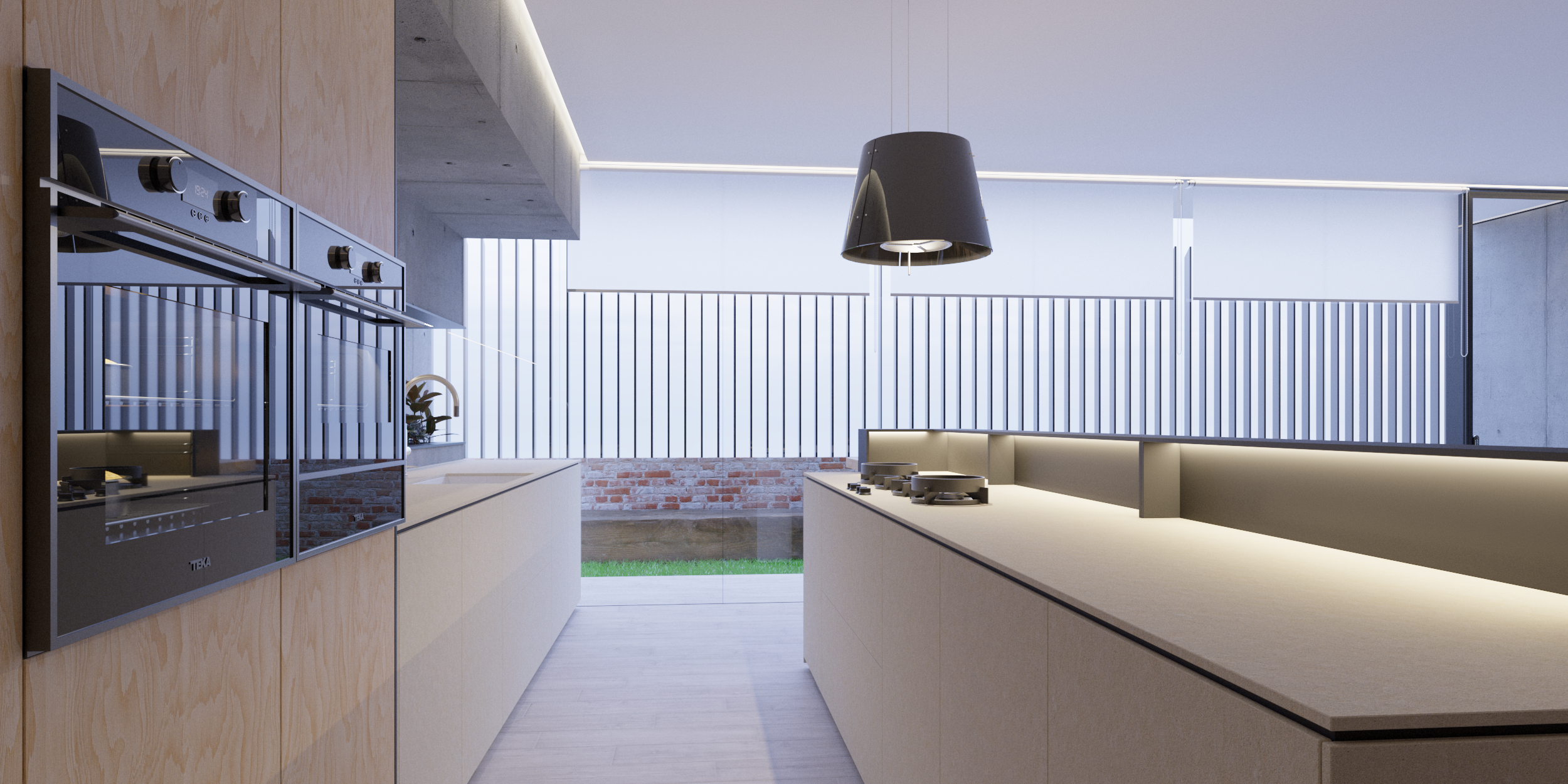 DURÁN · Cocina · vista lateral